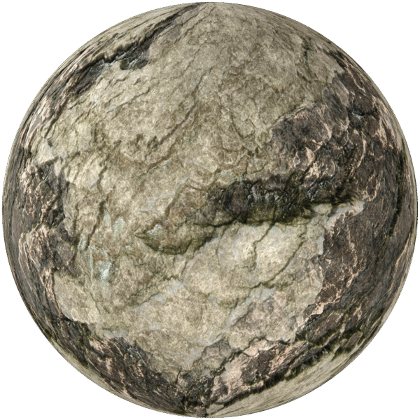 Rock Cliff With Moss Beige 01