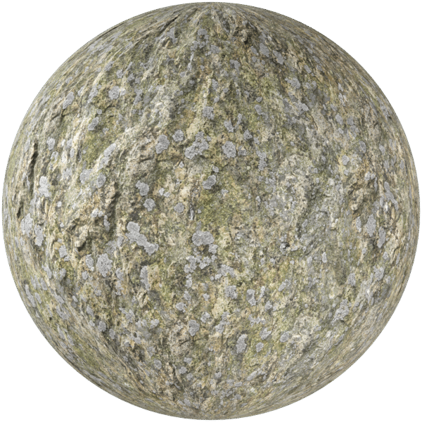 Rock Cliff With Moss Beige 03