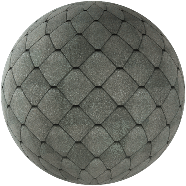 Roof Dull Zinc Tiles Grey 01