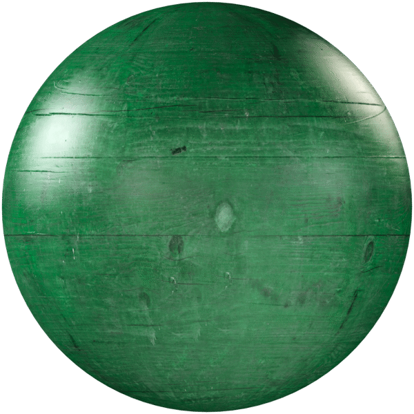 Painted Wood Green 02