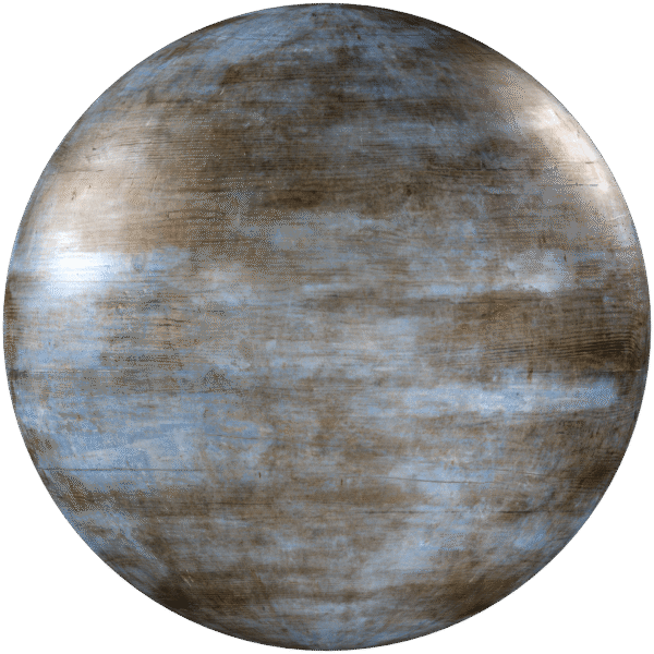 Painted Wood Worn Blue 02