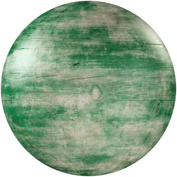 Painted Wood Worn Green 02