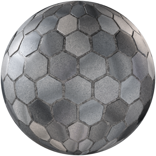 Pavement Hexagonal Grey 01