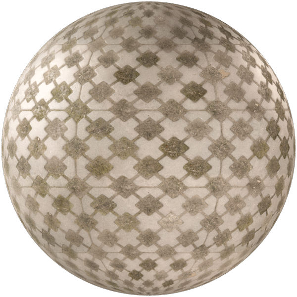 Paving Stones Grass Blocks Beige 01