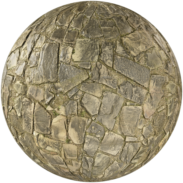 Paving Stones Cobblestone Dirty Beige 04