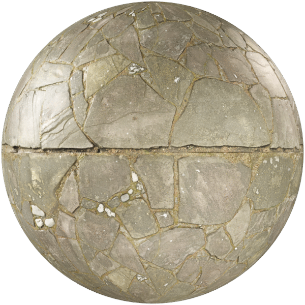 Paving Stones Cobblestone Dirty Beige 08