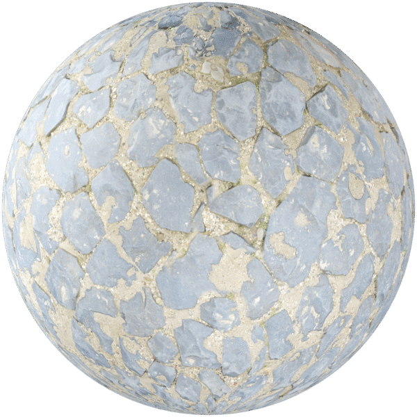 Paving Stones Cobblestone Grey 01