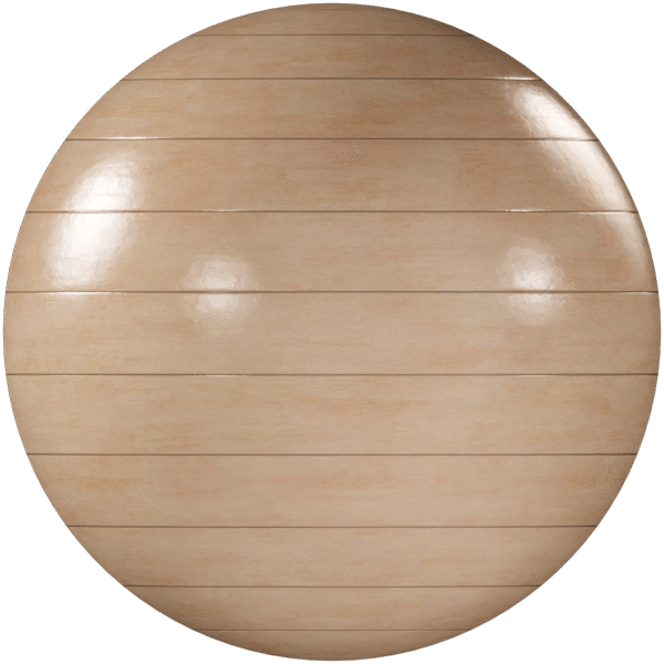 Wood Floor Glossy Light Beige 02