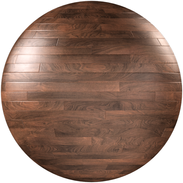 Wood Floor Strip Glossy Brown 03