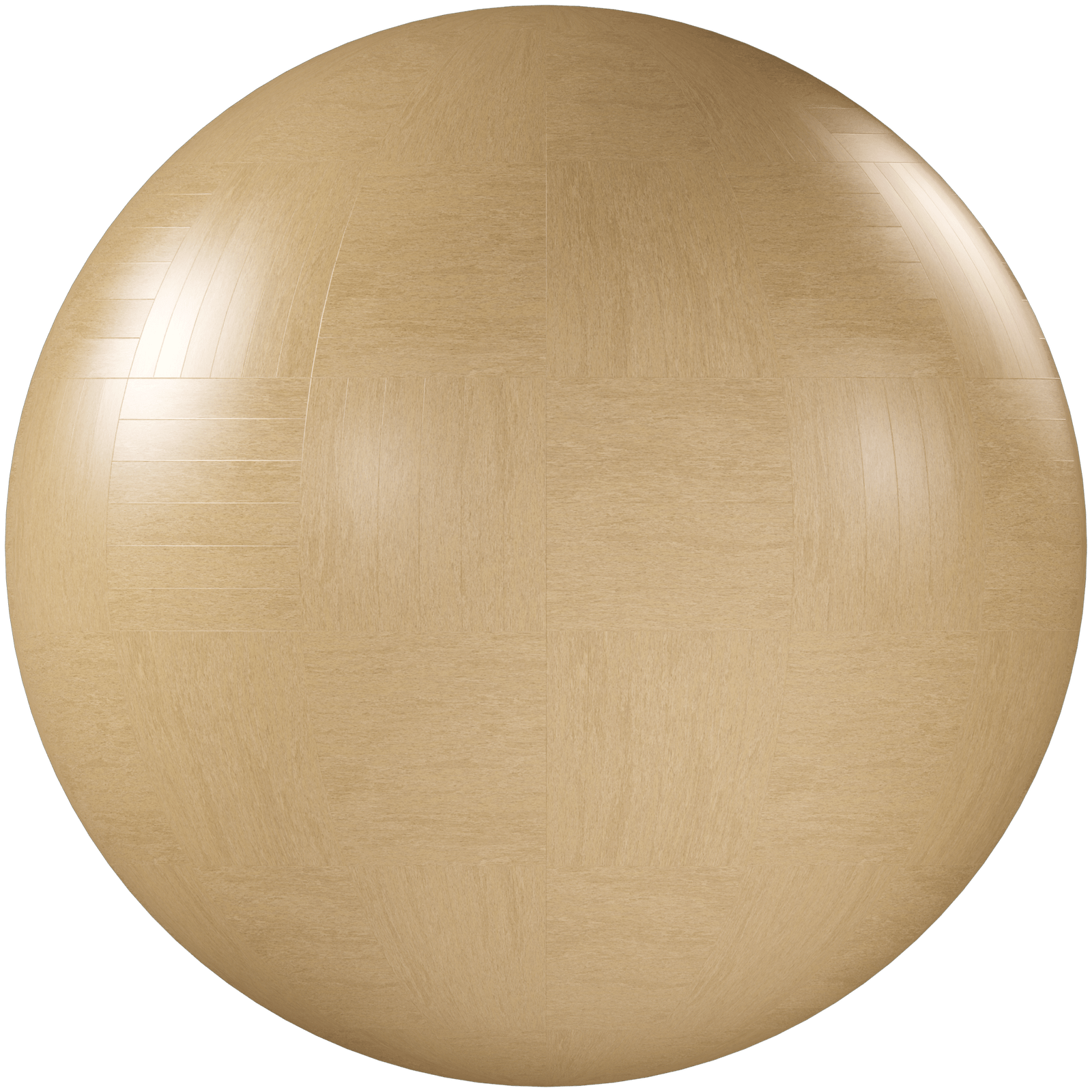 Wood Parquet Checkerboard Glossy Beige 01