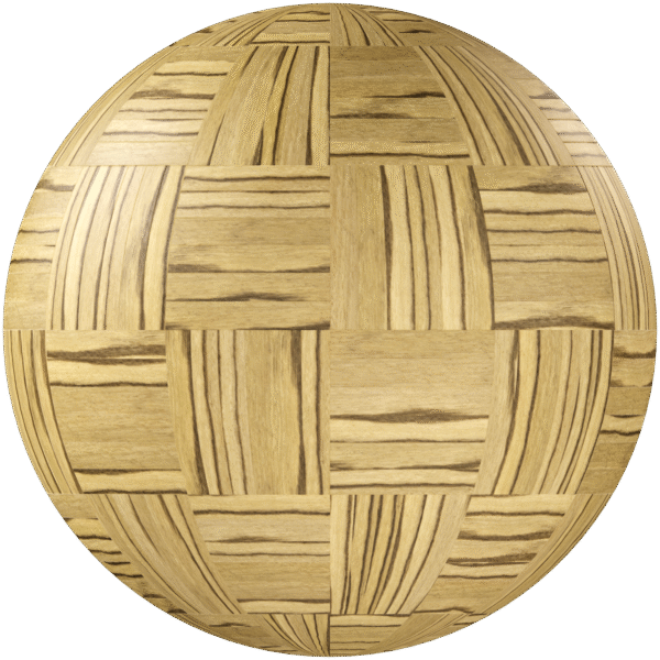 Wood Parquet Checkerboard Glossy Beige 02