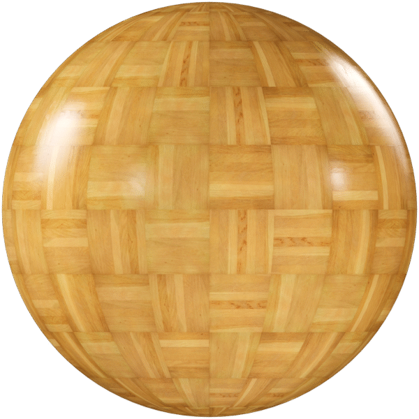 Wood Parquet Checkerboard Glossy Orange 01