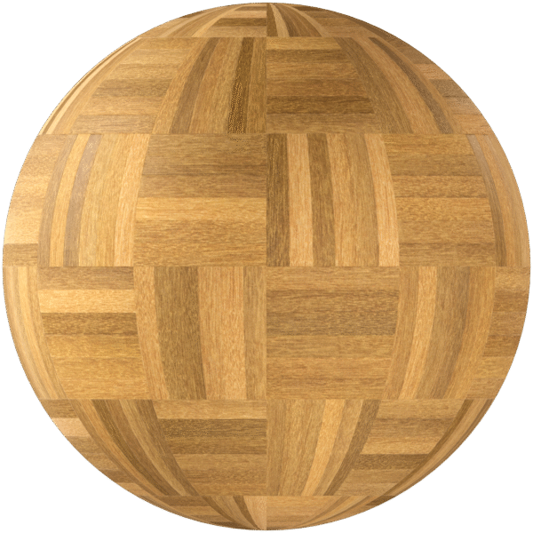 Wood Parquet Checkerboard Matte Beige 02