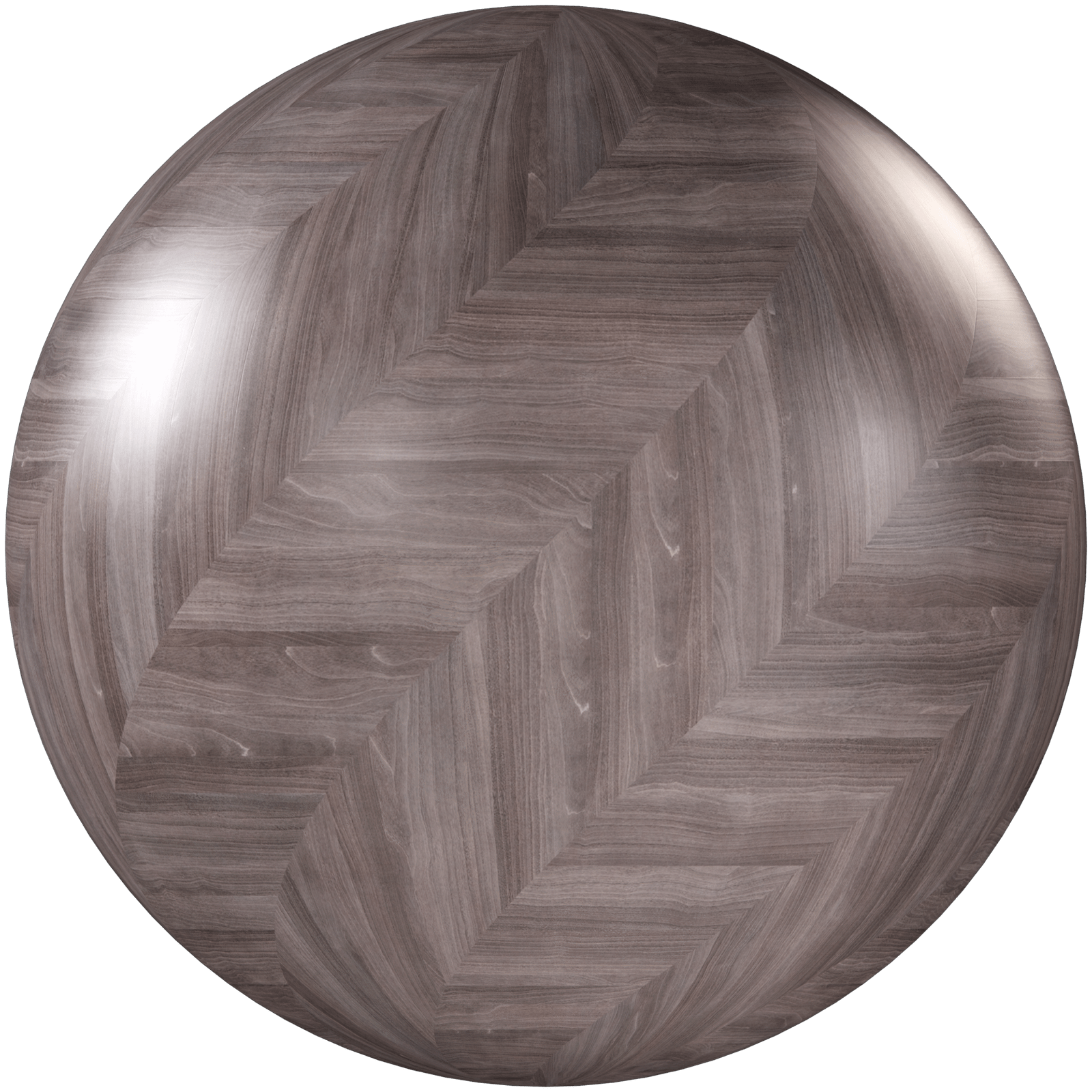 Wood Parquet Chevron Glossy Brown 03