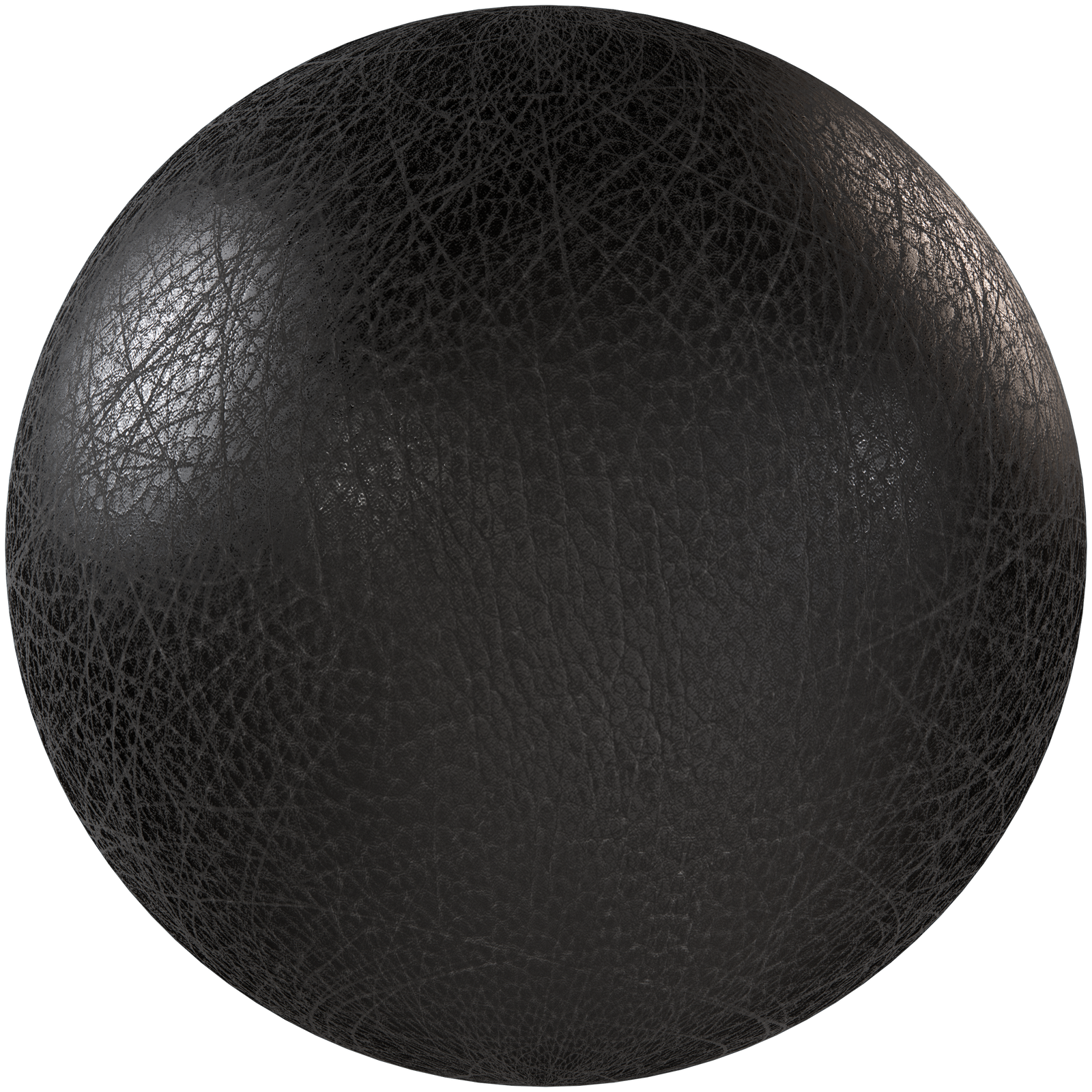 Leather Milled Cowhide Black 05