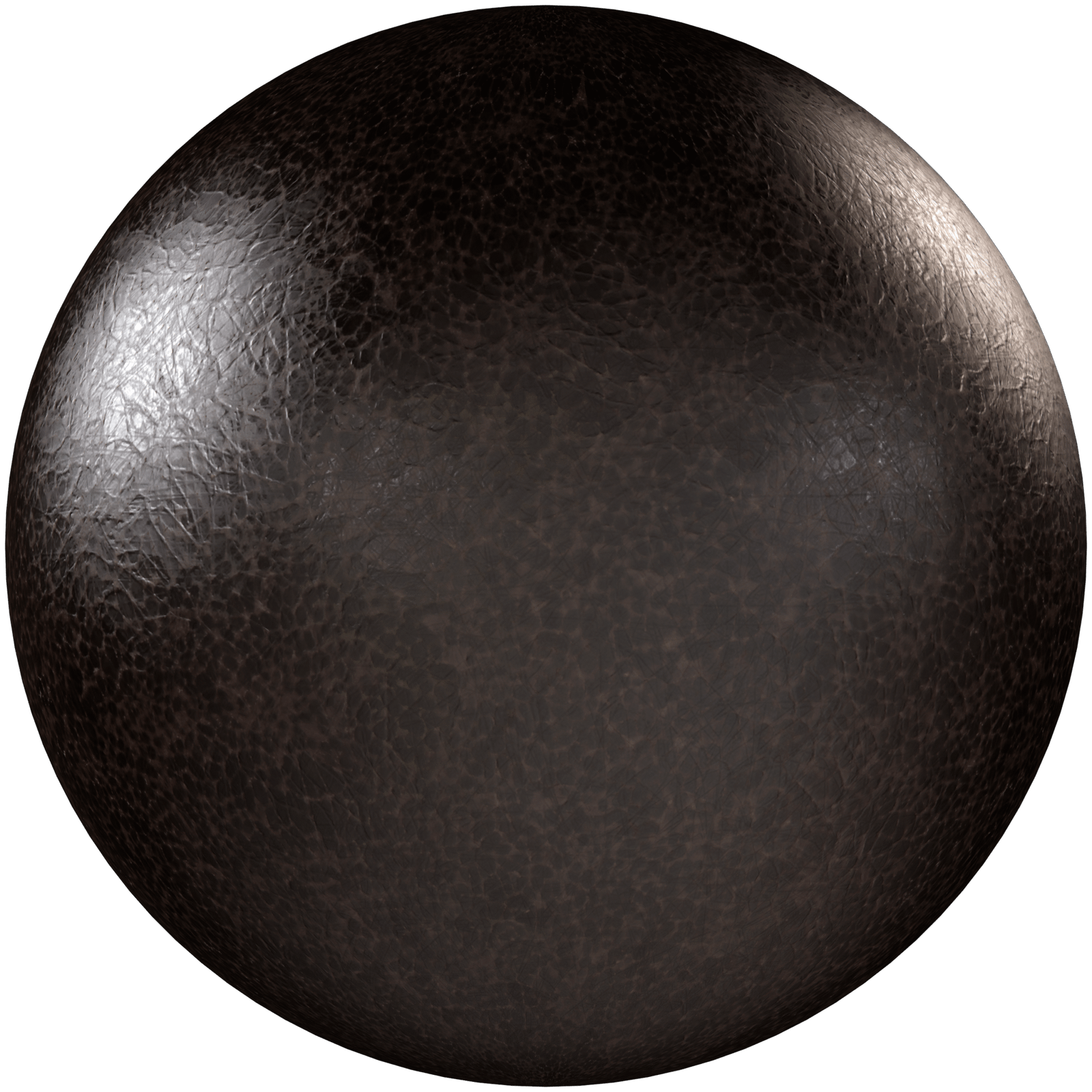 Leather Milled Cowhide Brown 07