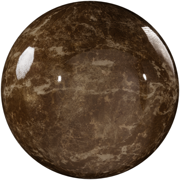 Marble Stone Polished Brown 02