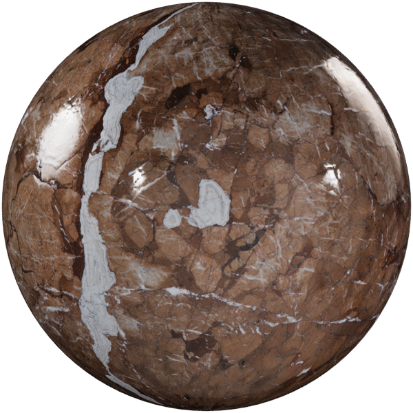 Marble Stone Polished Brown 04