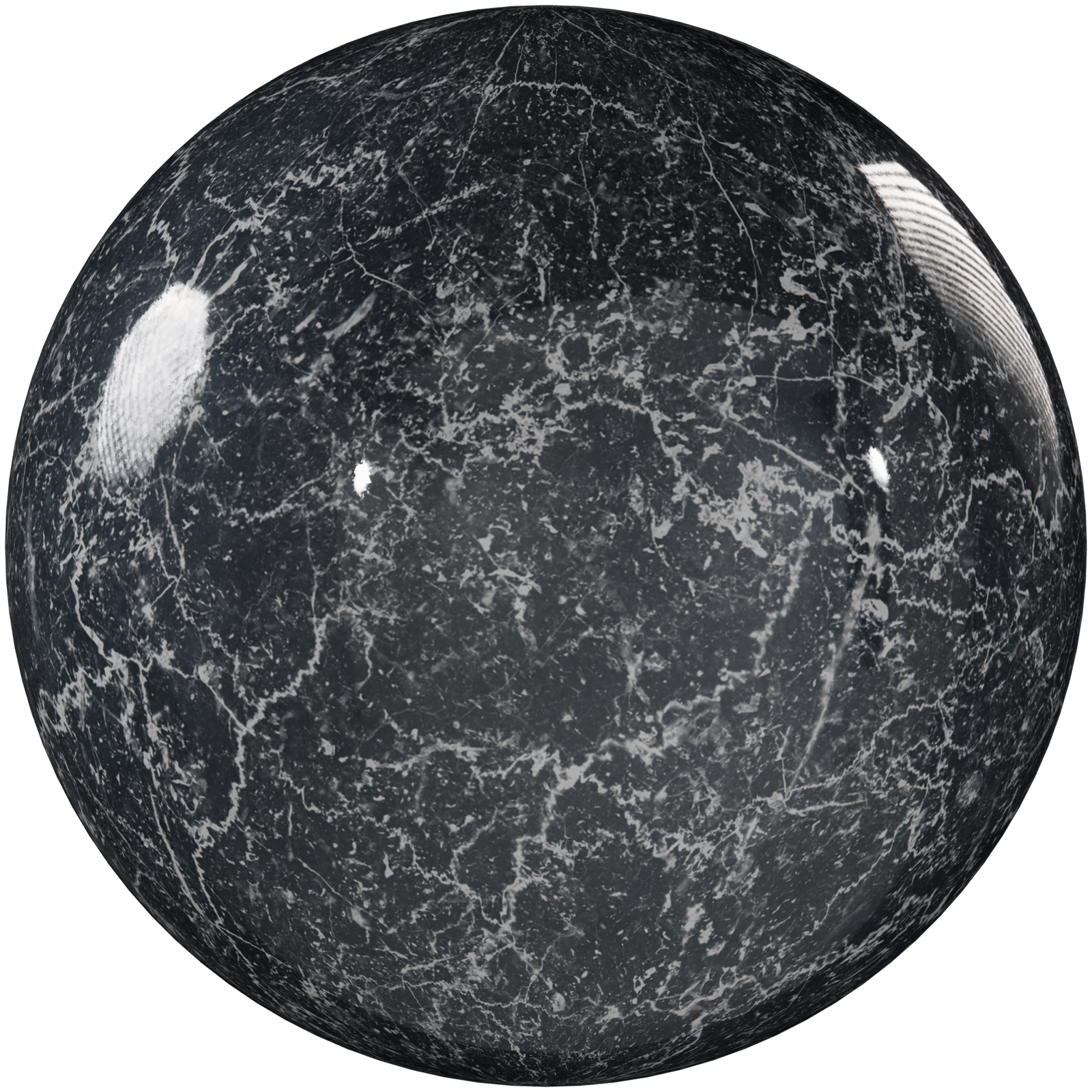 Marble Stone Polished Dark Grey 01