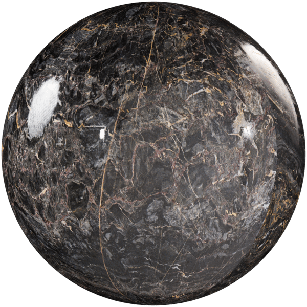 Marble Stone Polished Dark Grey 08