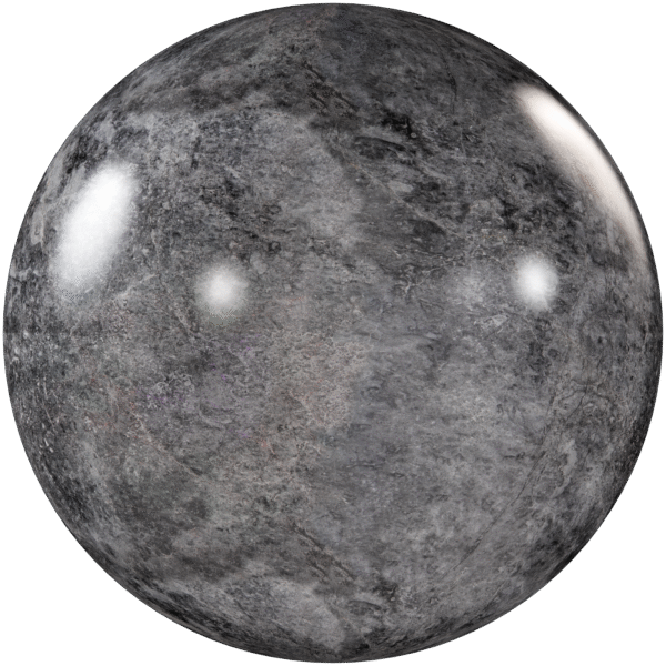 Marble Stone Polished Dark Grey 25