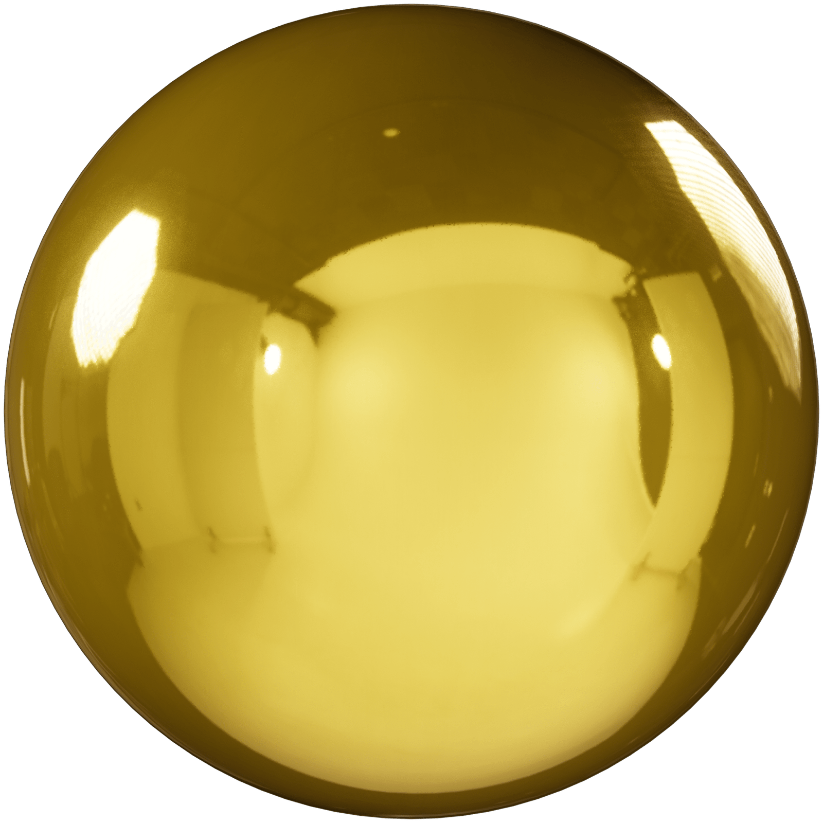 Metal Enameled Chrome Golden 01