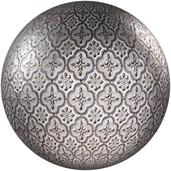 Metal Engraved Silver 01