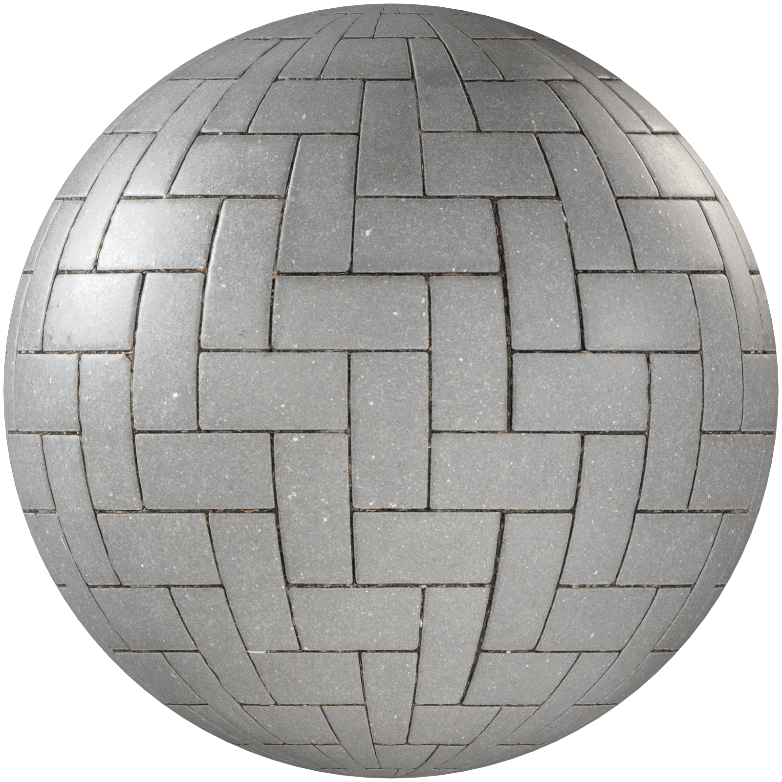 Paving Stones Herringbone Bricks Grey 03