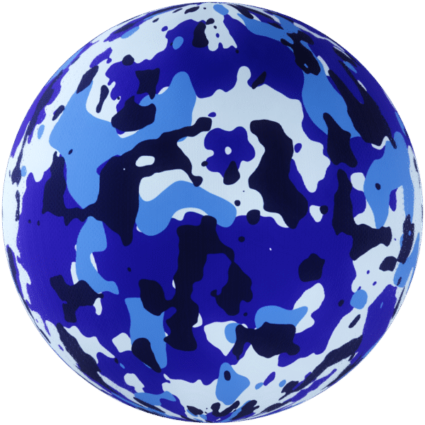 Fabric Camouflage Blue 01