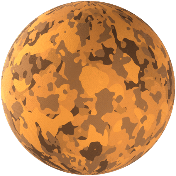 Fabric Camouflage Orange 01