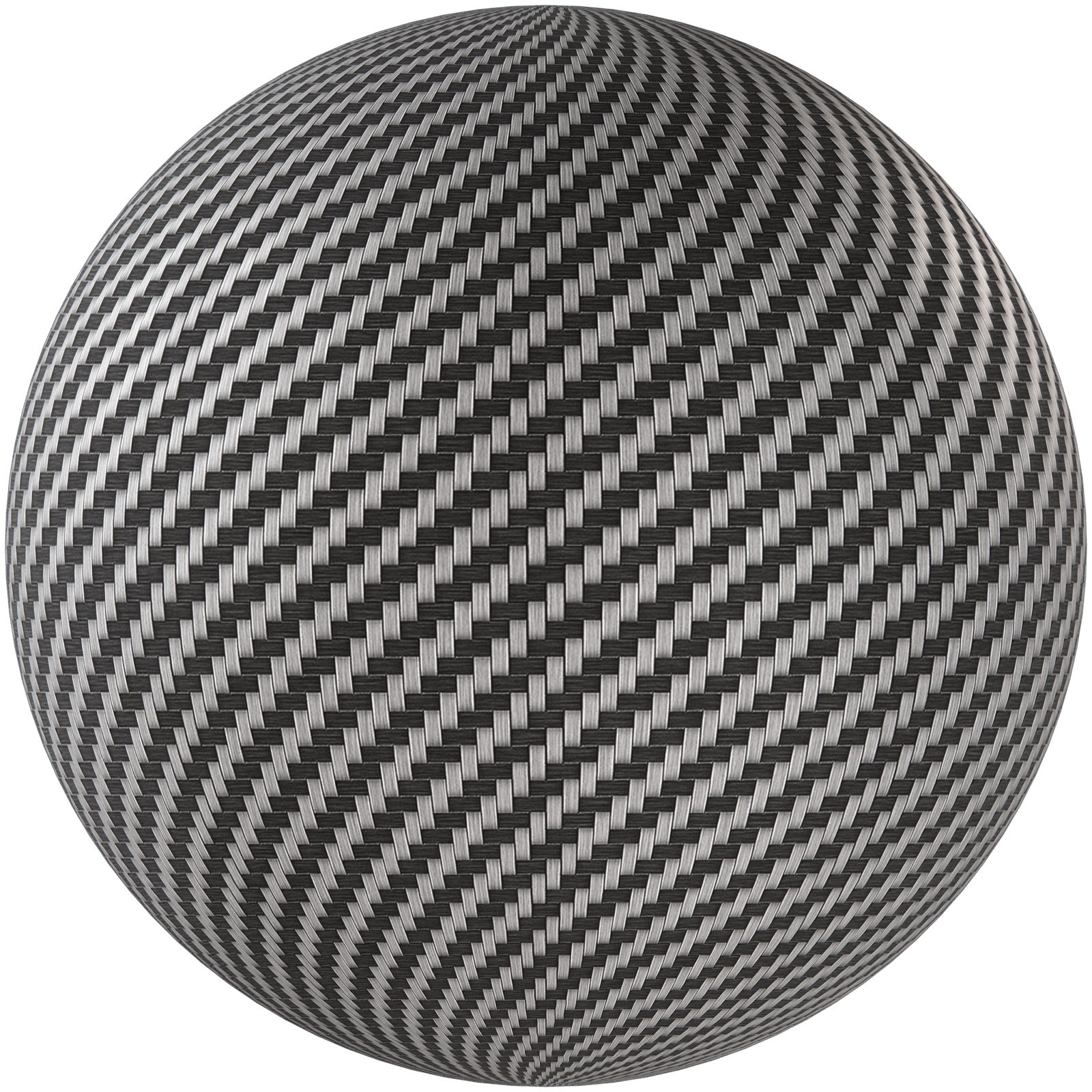 Fabric Carbon fibre Black and White 01