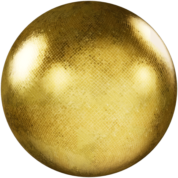 Metal Tile Golden 01