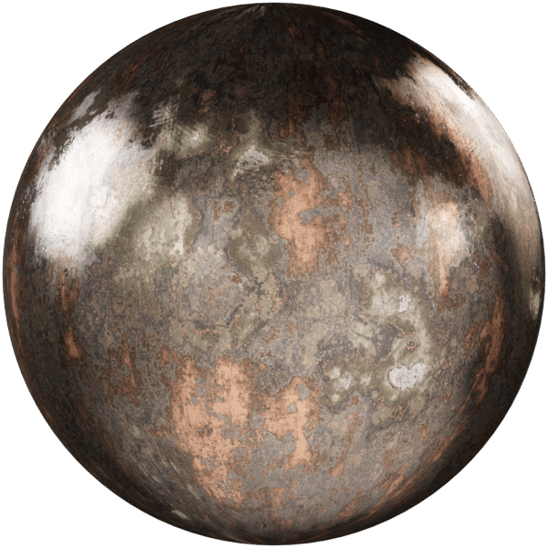 Metal Worn Corroded Rusty Bronze 02