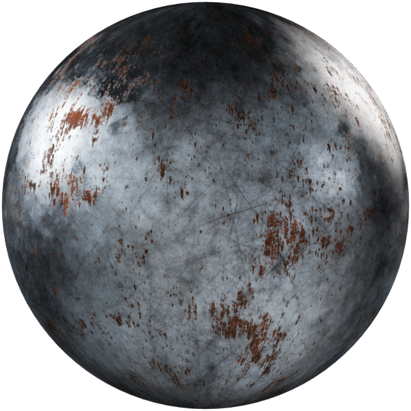 Metal Worn Corroded Rusty Silver 03