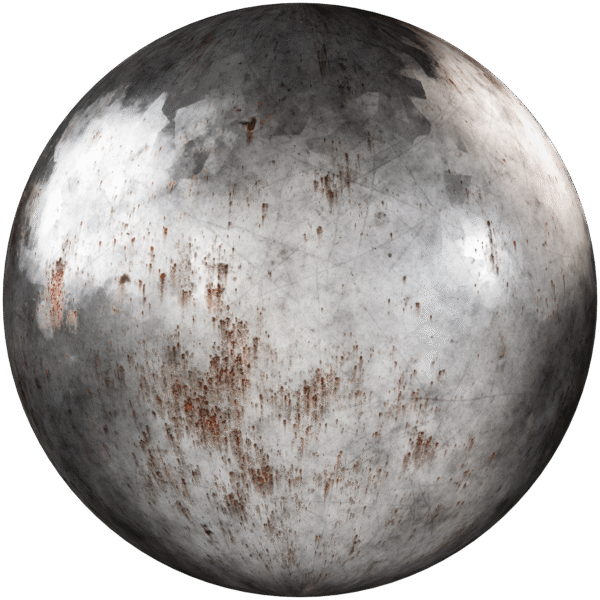 Metal Worn Corroded Rusty Silver 06