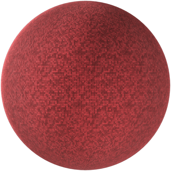 Fabric Knitted Red 01