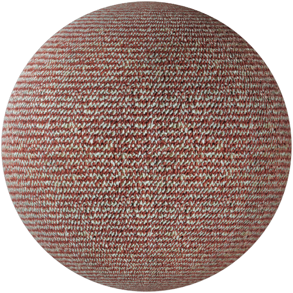 Fabric Knitted Red 02